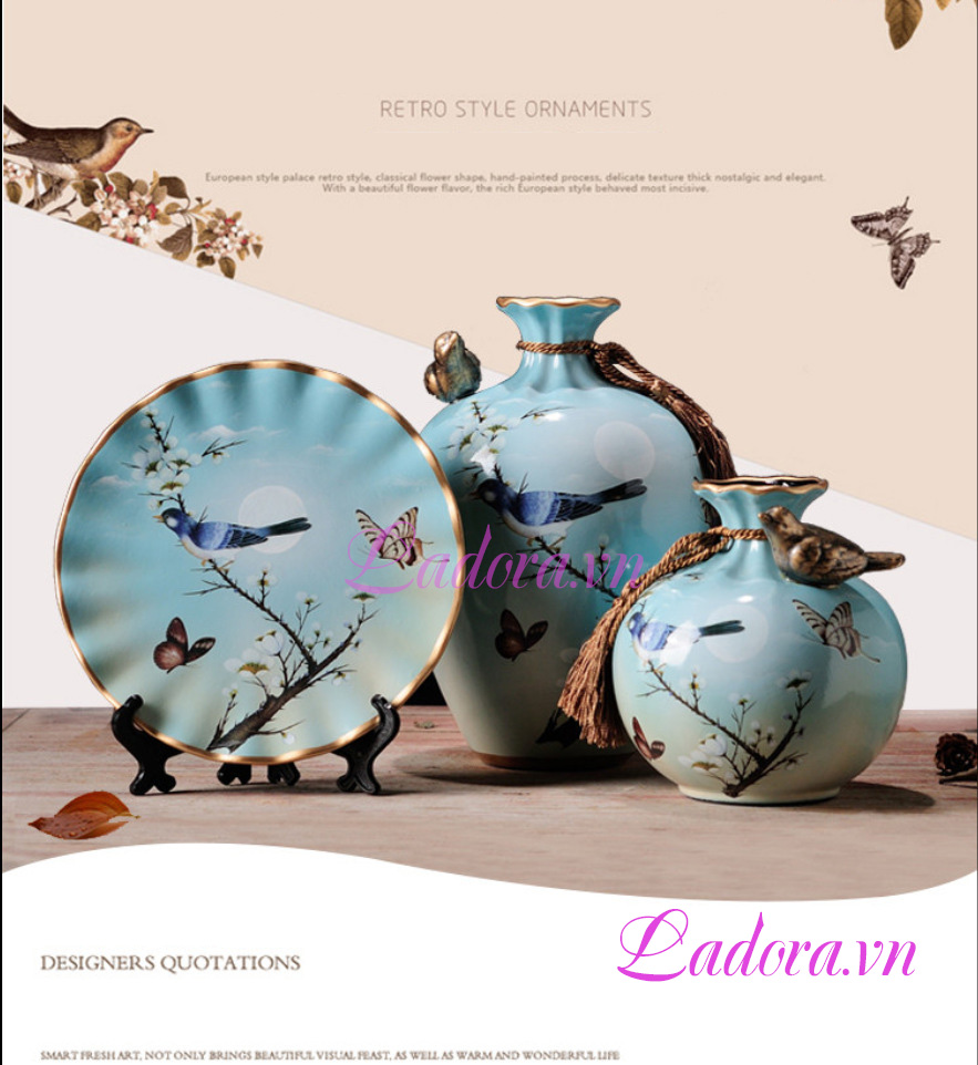 Đồ trang trí phòng đẹp với LaDora.vn