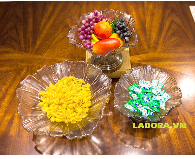 đĩa đựng hoa quả trang trí tại Ladora.vn