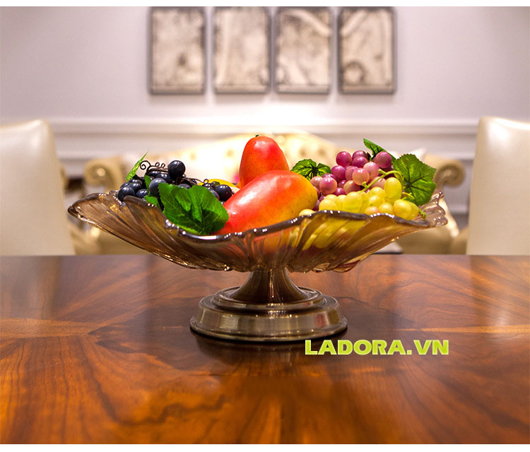 đĩa đựng hoa quả trang trí tại Ladora.vn