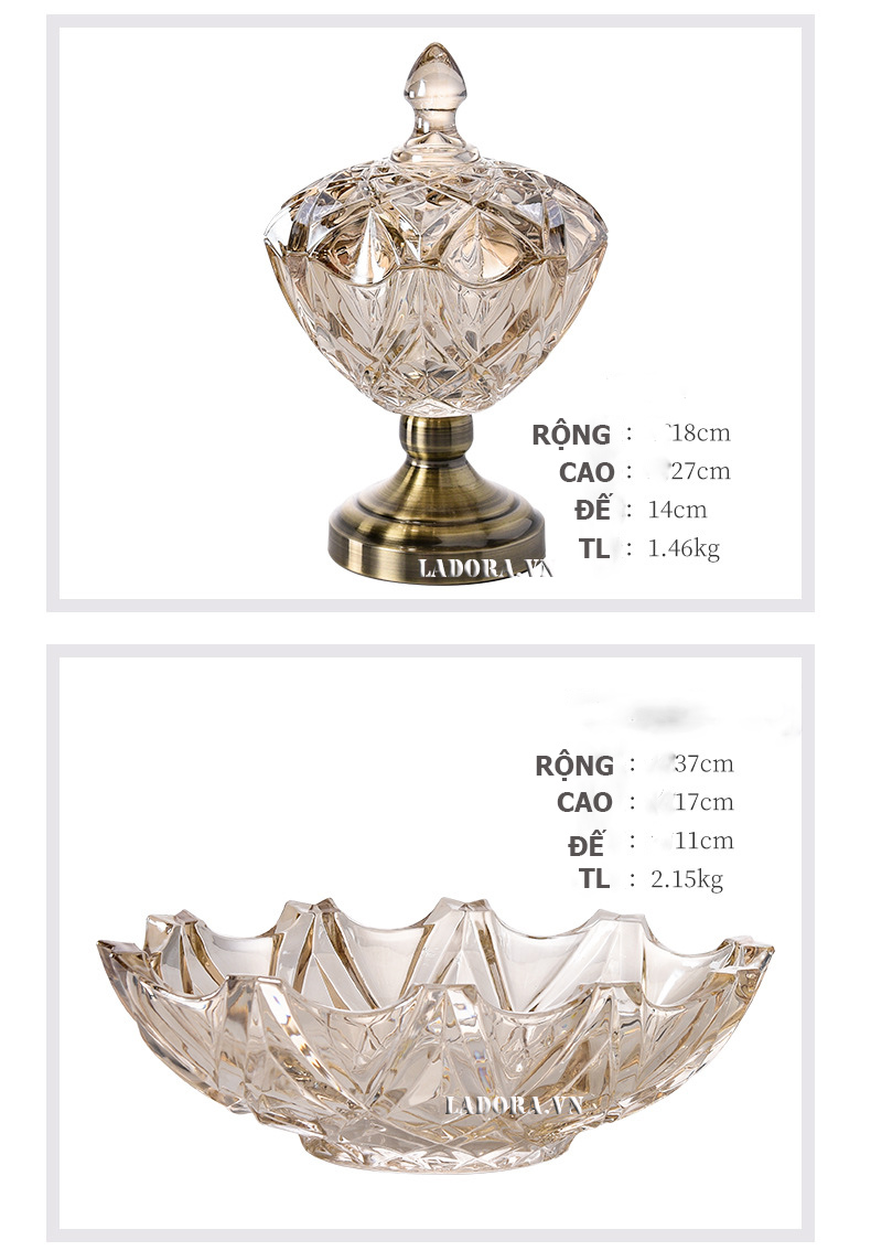 đồ trang trí bàn phòng khách tại ladora.com.vn