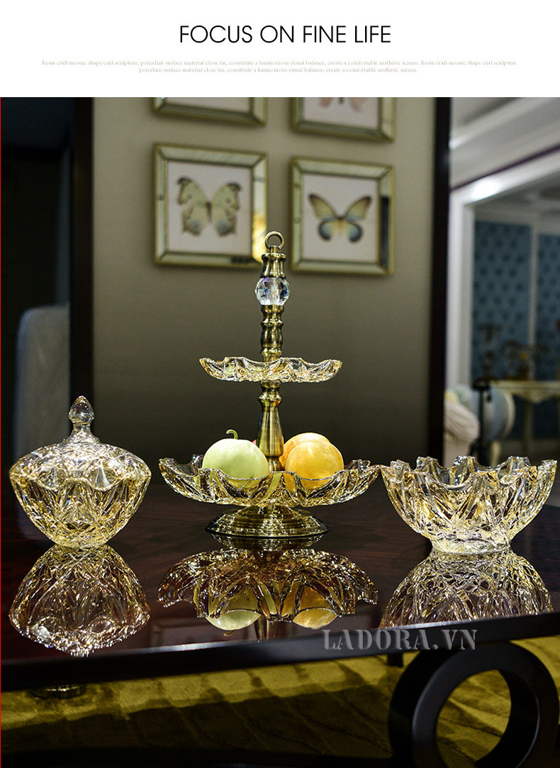 đồ trang trí bàn phòng khách tại ladora.com.vn