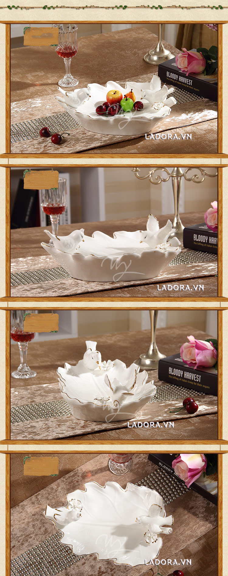 đĩa đựng hoa quả đẹp tại ladora.com.vnđĩa đựng hoa quả đẹp tại ladora.com.vn