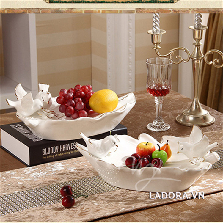 đĩa đựng hoa quả đẹp tại ladora.com.vn