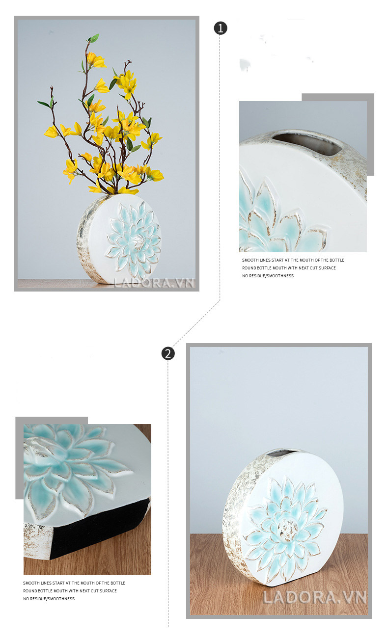 trang trí tủ phòng khách với ladora.com.vn